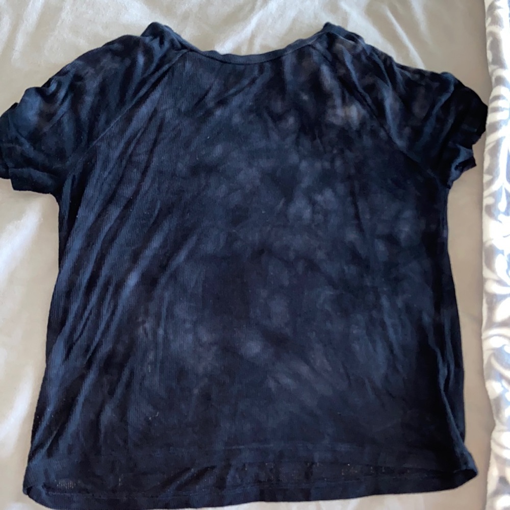 BLUE CROP TOP